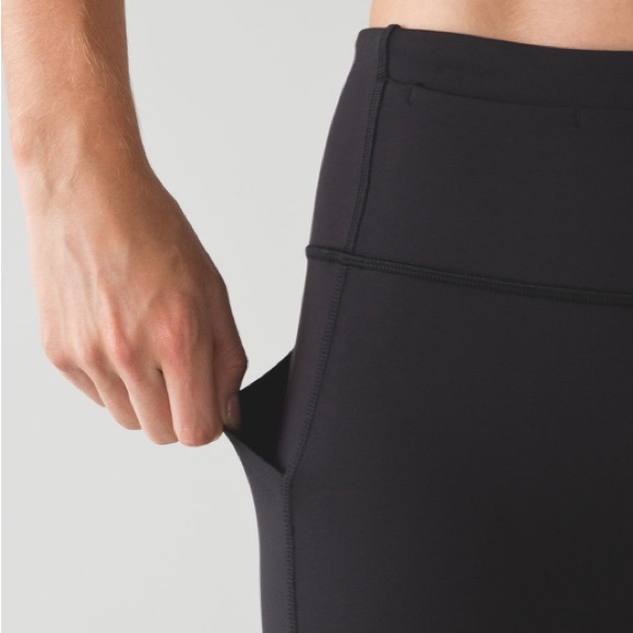 RARE✨EUC Lululemon Pace Rival Crop (Marathon) Black - Picture 5 of 7